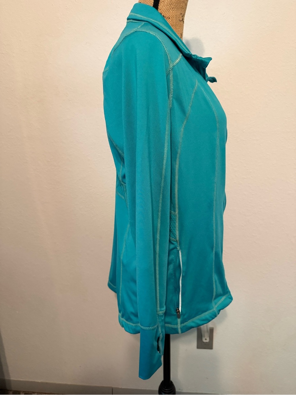 Teal Tangerine Zip up jacket size large - Picture 3 of 14